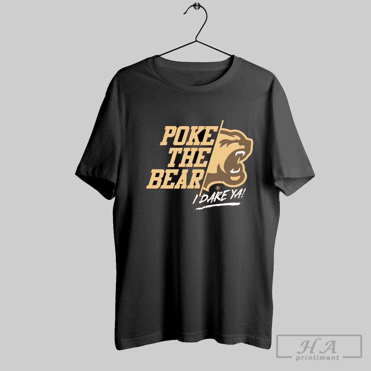 Official Hershey Bears 2024 Calder Cup Finals Poke The Bear I Dare Ya Ornament Ornament Tee Shirt
