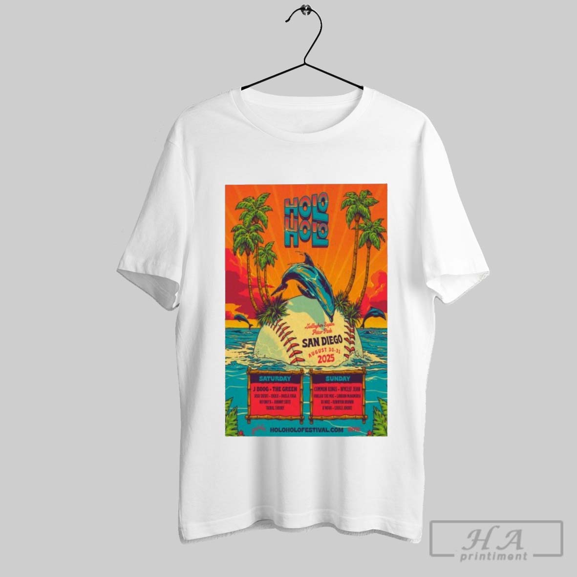 Official Holo Holo Aug 30 31 2025 San Diego Ca Dolphin Tee Shirt