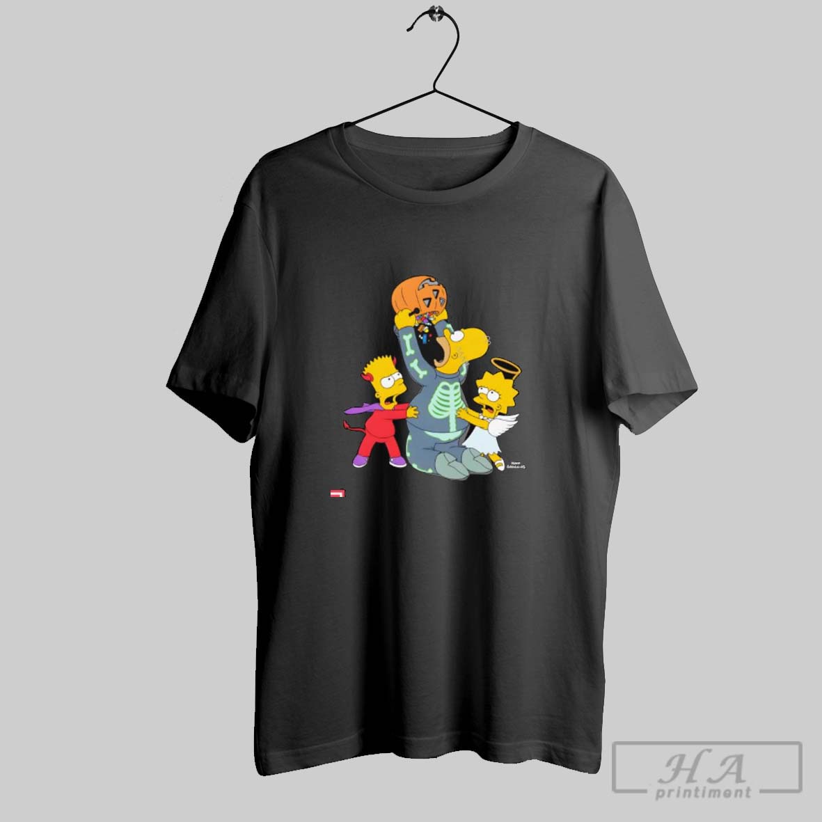Official Homer Simpson X Bart Simpson X Lisa Simpson Halloween Shirt