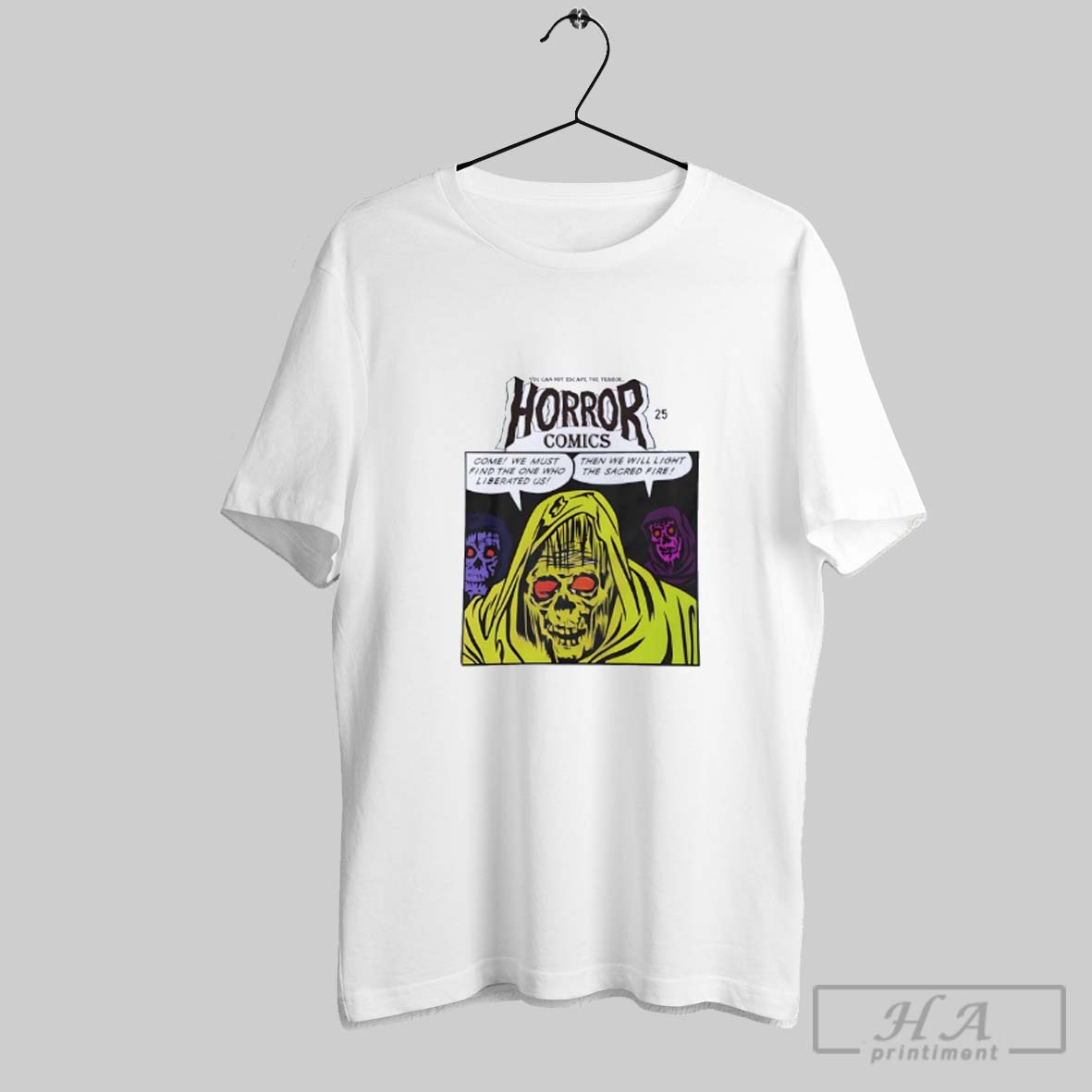 Official Horror Comics You Can Not Escape The Terror 2025 Tee Shirt