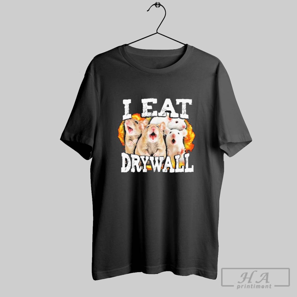 Official I Eat Drywall Rats Tee Shirt