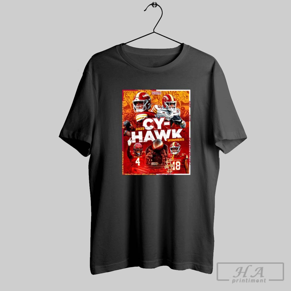 Official Iowa State 16 13 Iowa 2025 Cy Hawk Winners Poster Shirt