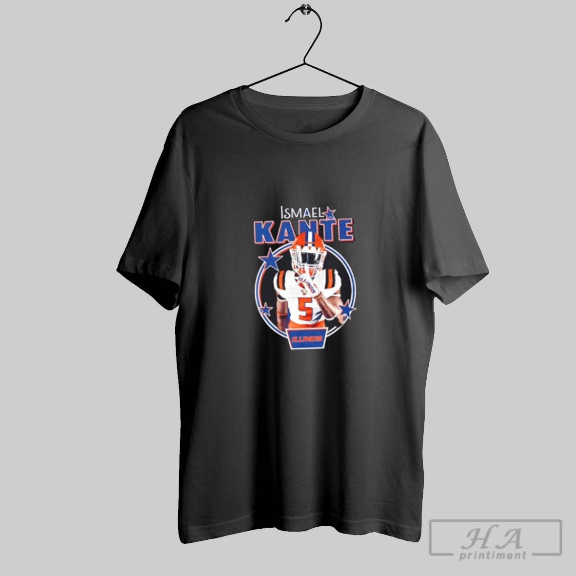Official Ismael Kante Illinois Fighting Illini Football Graphic Shirt