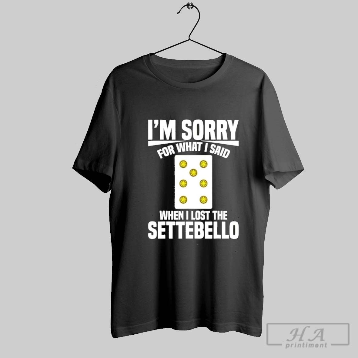 Official Italian Card Game Im Sorry For What I Said When I Lost The Settebello