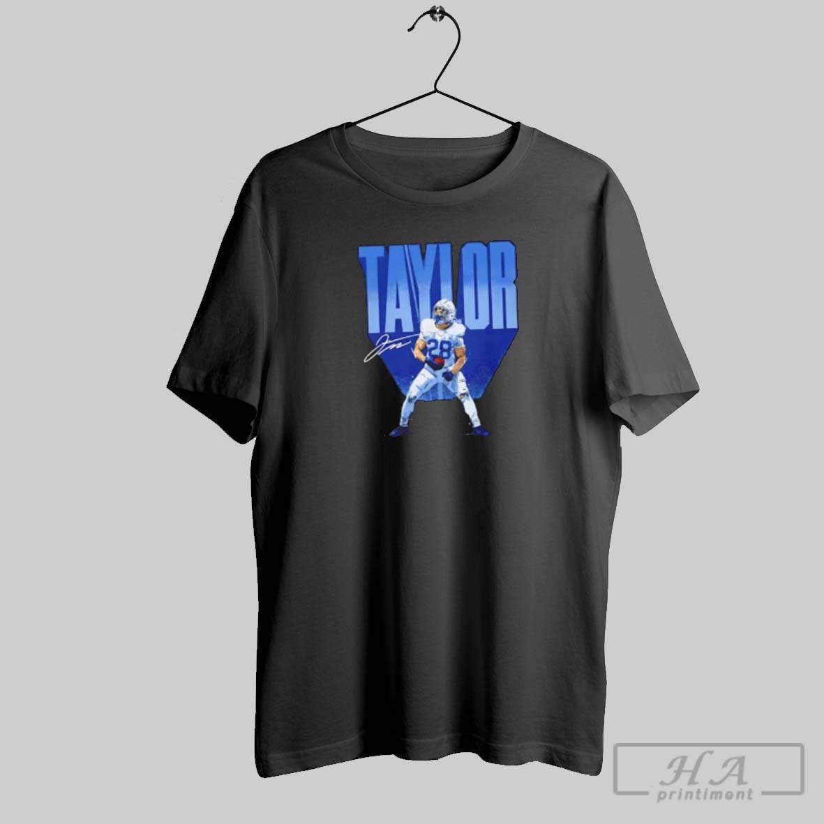 Official Jonathan Taylor Indianapolis Colts Bold Signature Tee Shirt