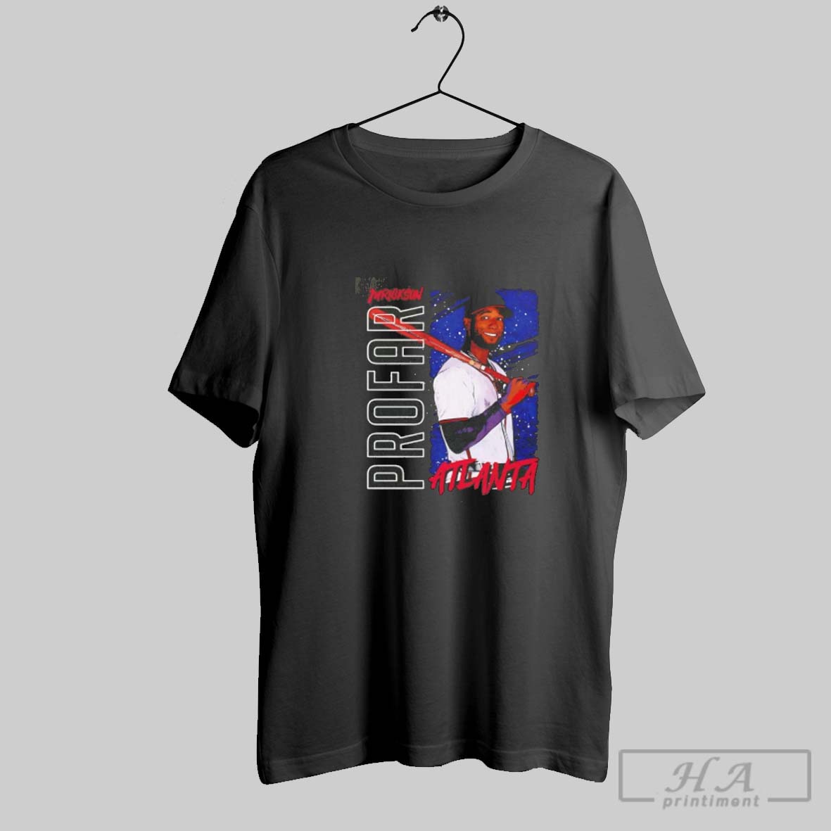 Official Jurickson Profar Atlanta Braves Gritty Graphic Tee Shirt