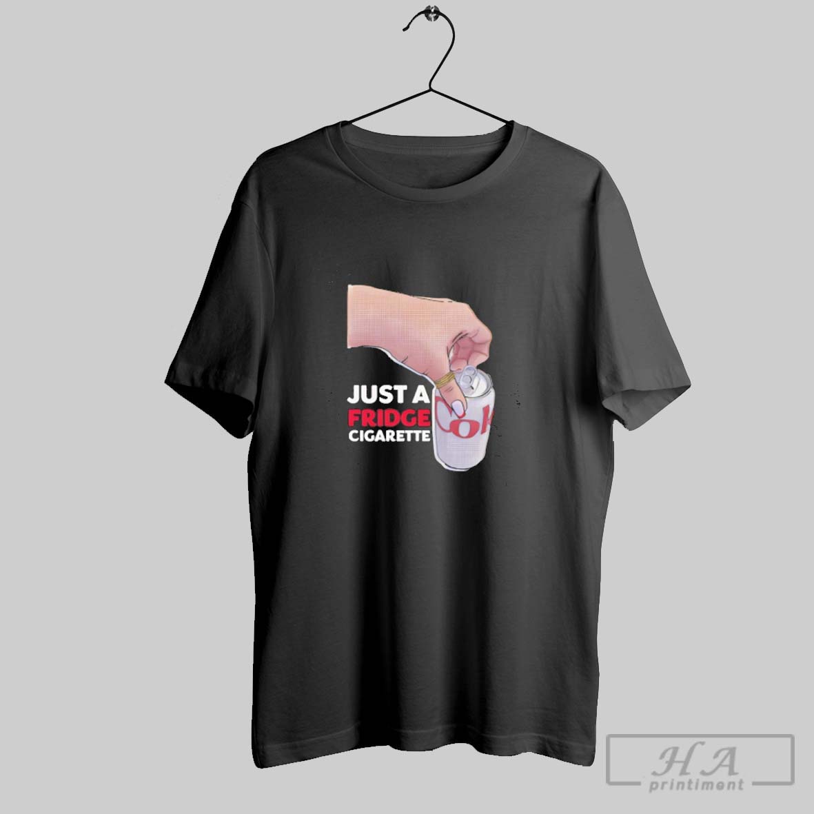 Official Just A Fridge Cigarette Diet Coke Tee Shirt