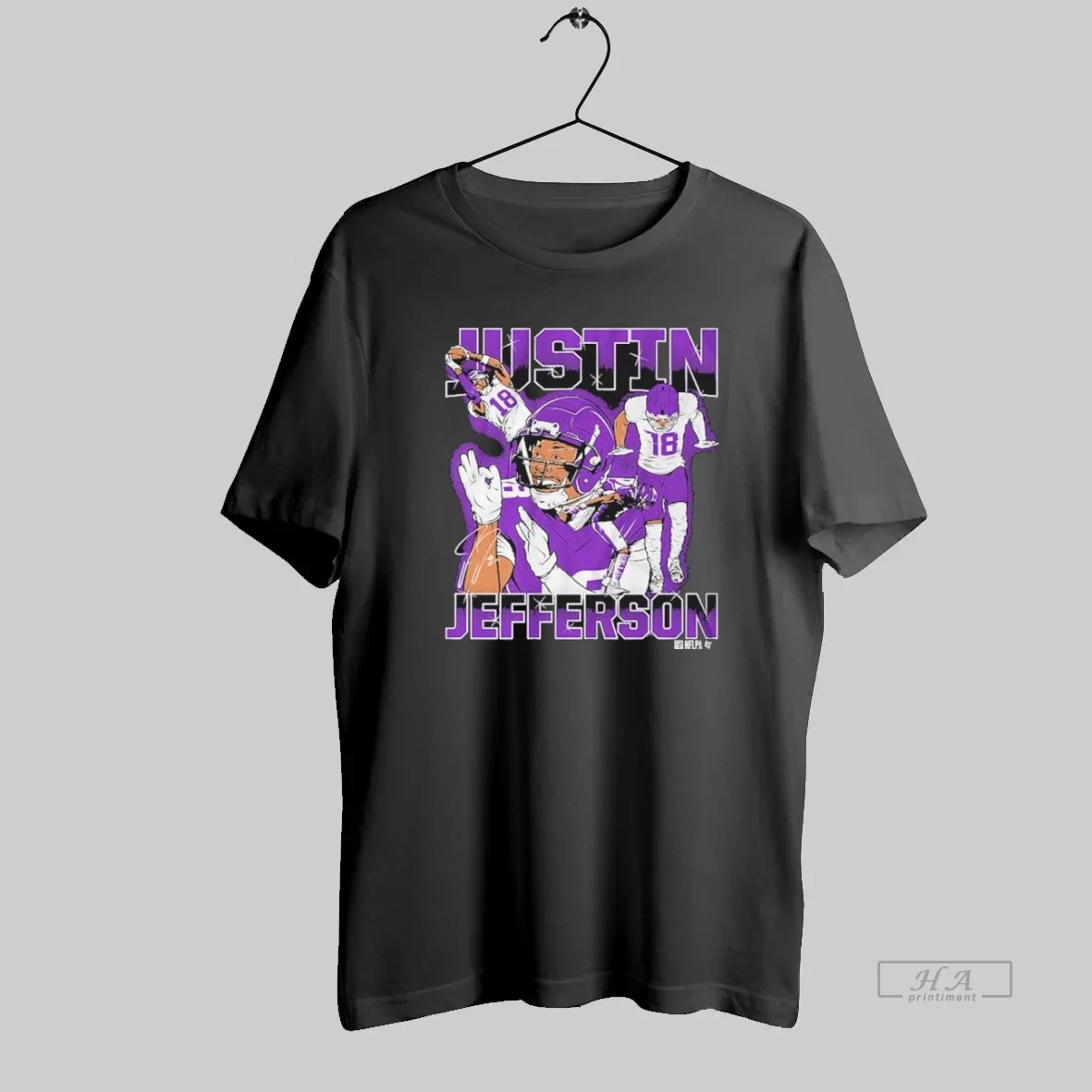 Official Justin Jefferson Masterpiece T Shirt