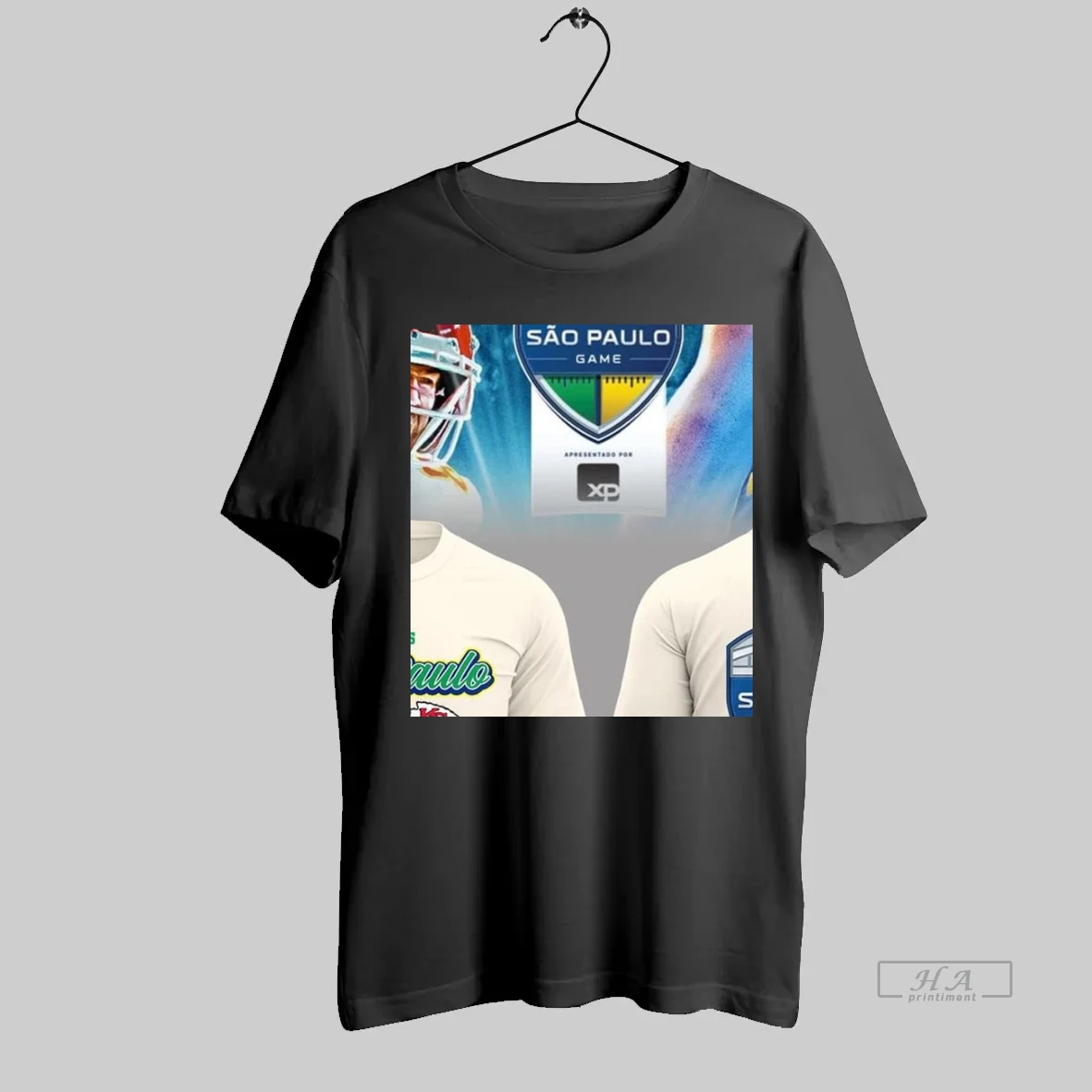 Official Kansas City Chiefs Vs Los Angeles Chargers Sao Paulo Game 2025 Two Sided Mockup Two Side T Shirt