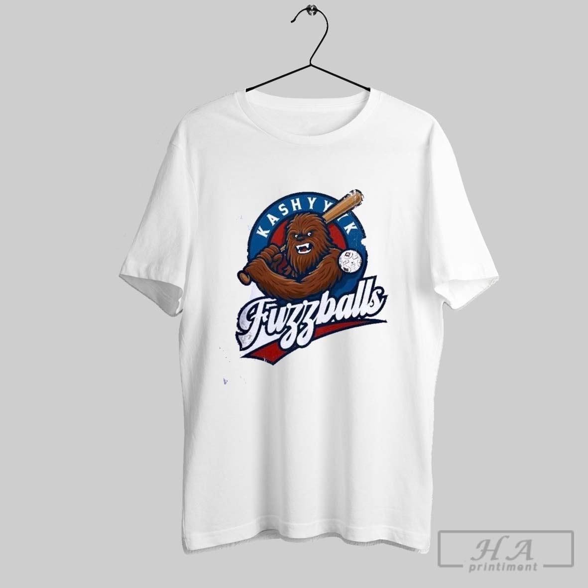 Official Kashyyyk Fuzzballs Baseball Shirts