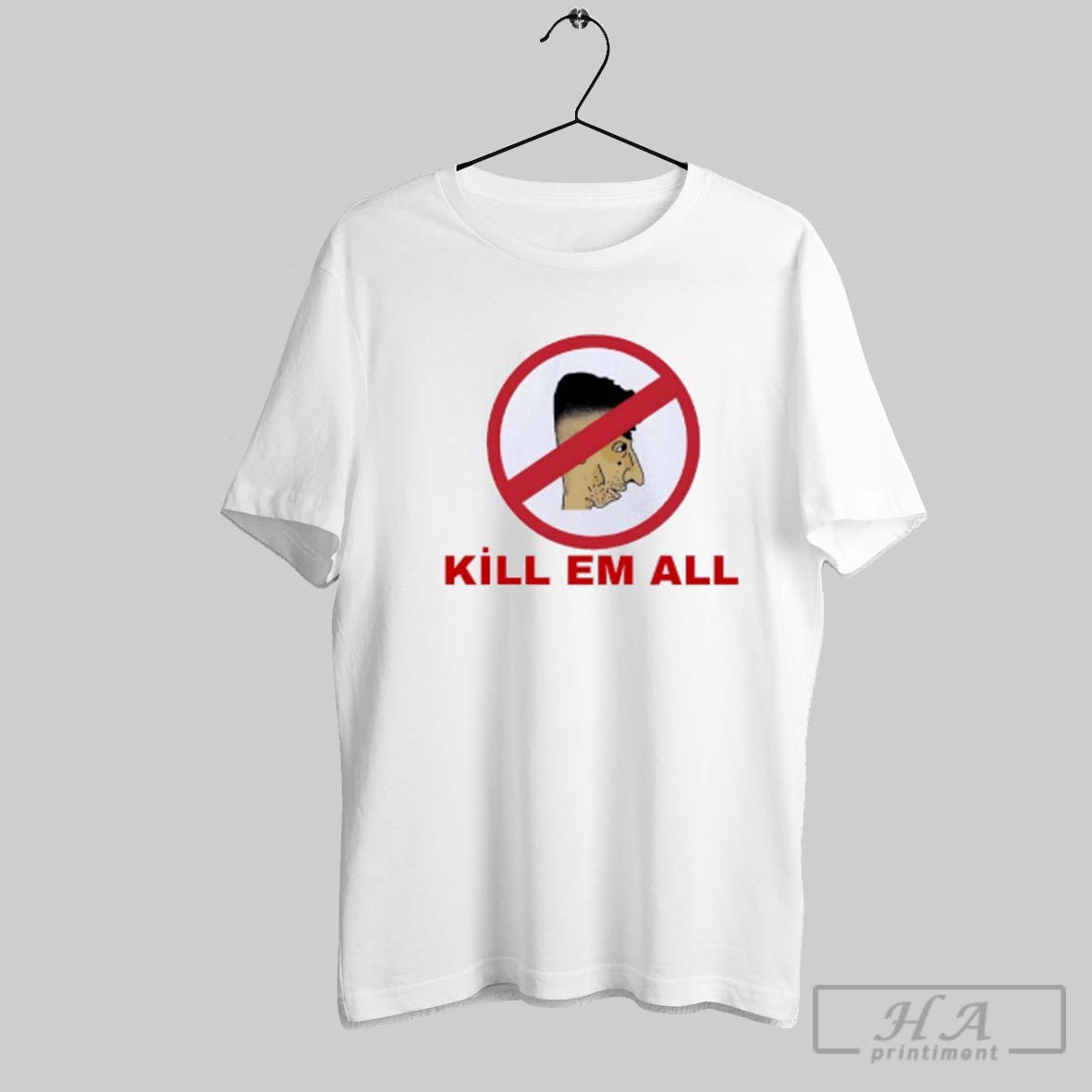 Official Kill Em All Ban T Shirt Tee Shirt