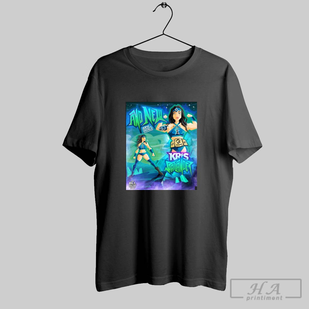 Official Kris Statlander And New Aew Womens World Champion Aew All Out Toronto Shirt