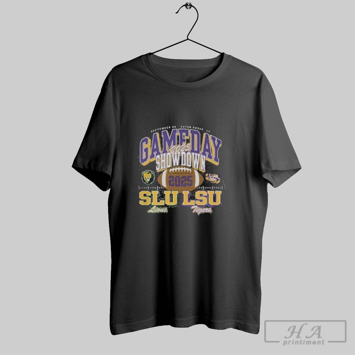 Official Lsu Tigers Vs Southeastern Louisiana 2025 Gameday Showdown Football T Shirt Shirt