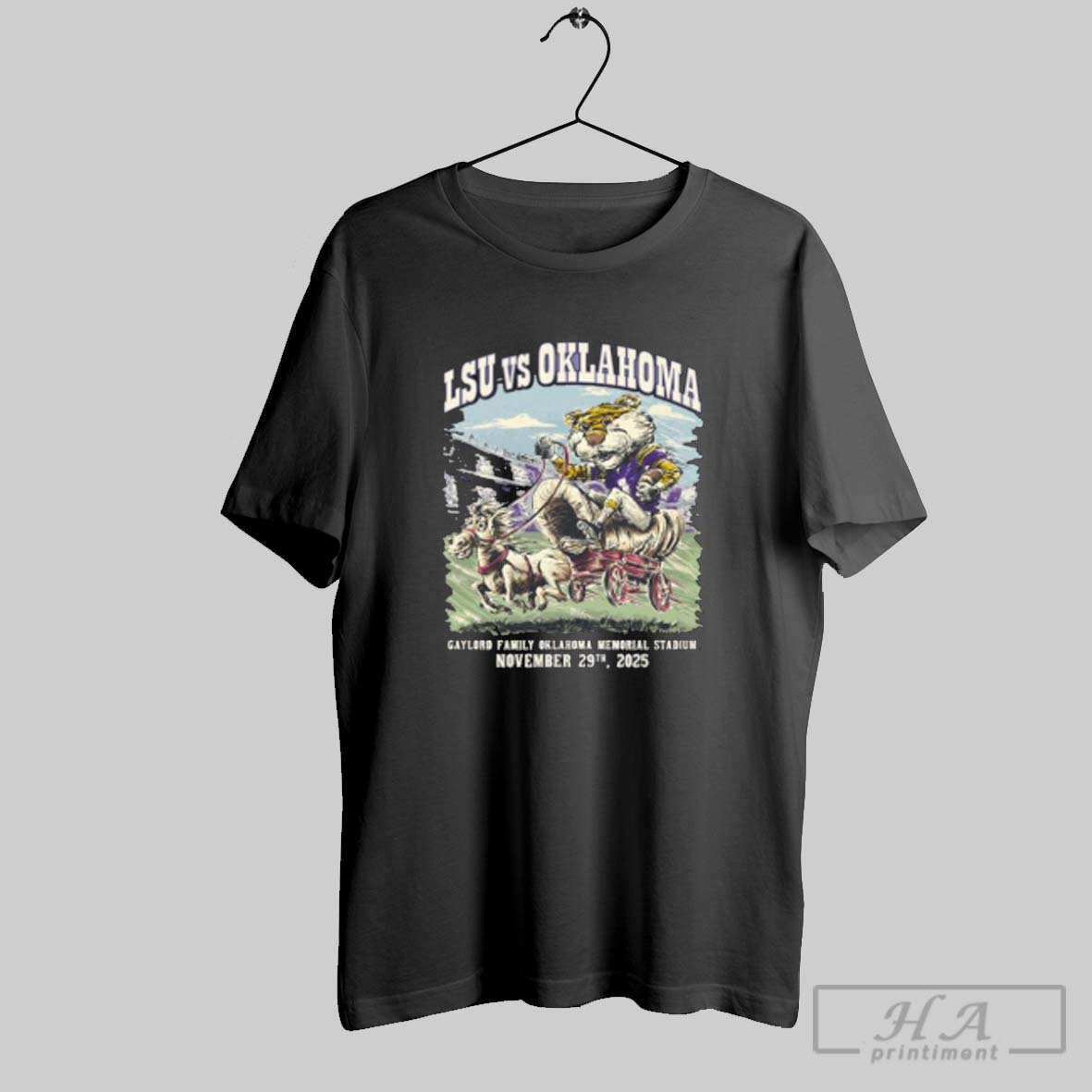 Official Lsu Vs Oklahoma Game Day November 29th 2025 T Shirt Shirt