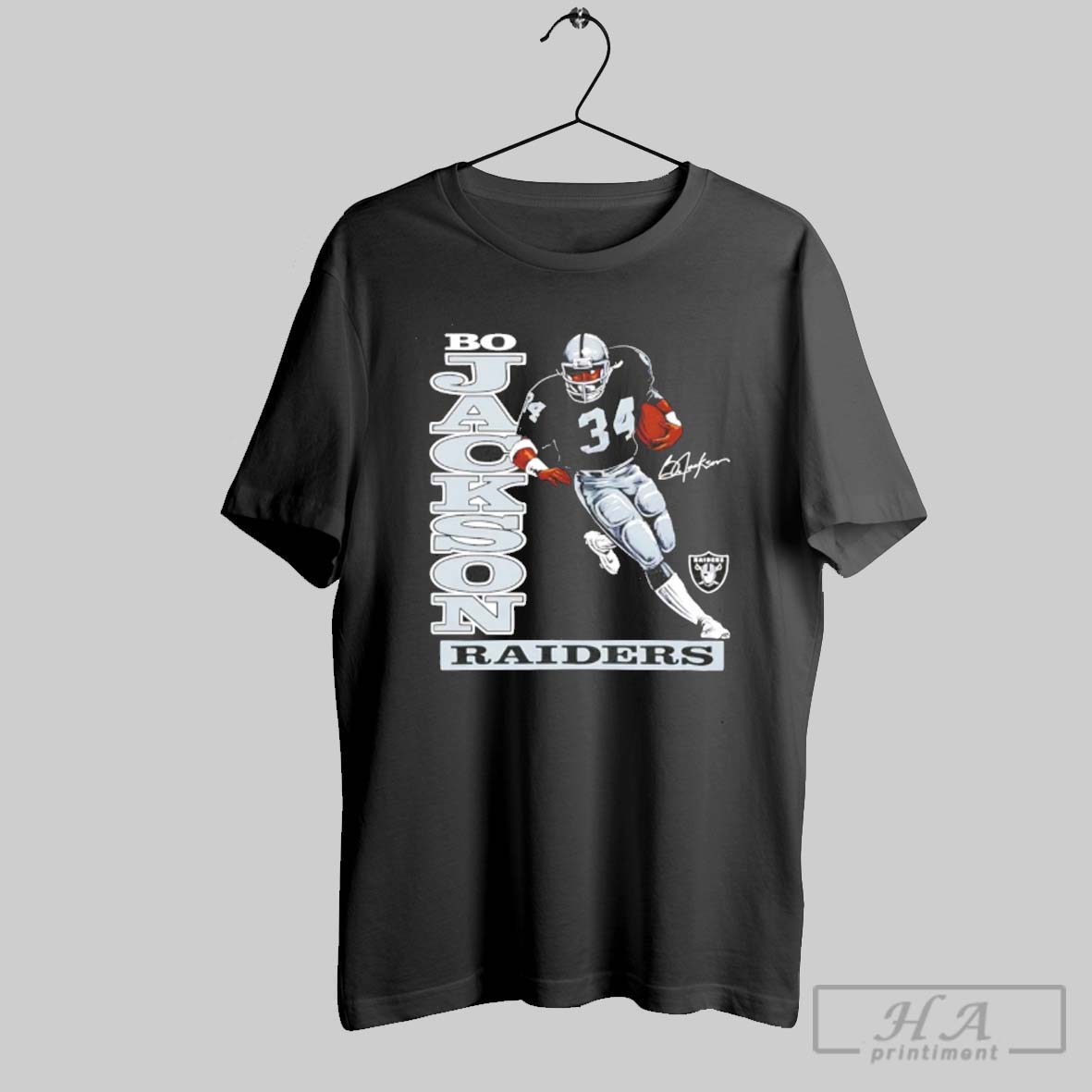 Official Las Vegas Raiders Bo Jackson Player Caricature Shirt