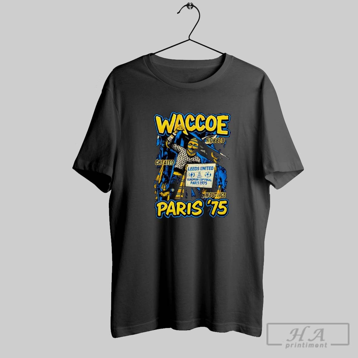 Official Leeds United And Bayern Munich Paris 1975 Art Shirt