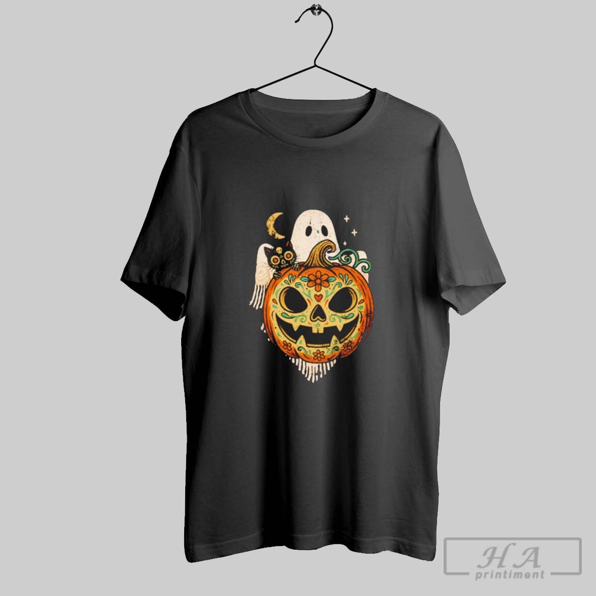 Official Los Tres Muertos Mexicanos Ghost Halloween Shirt
