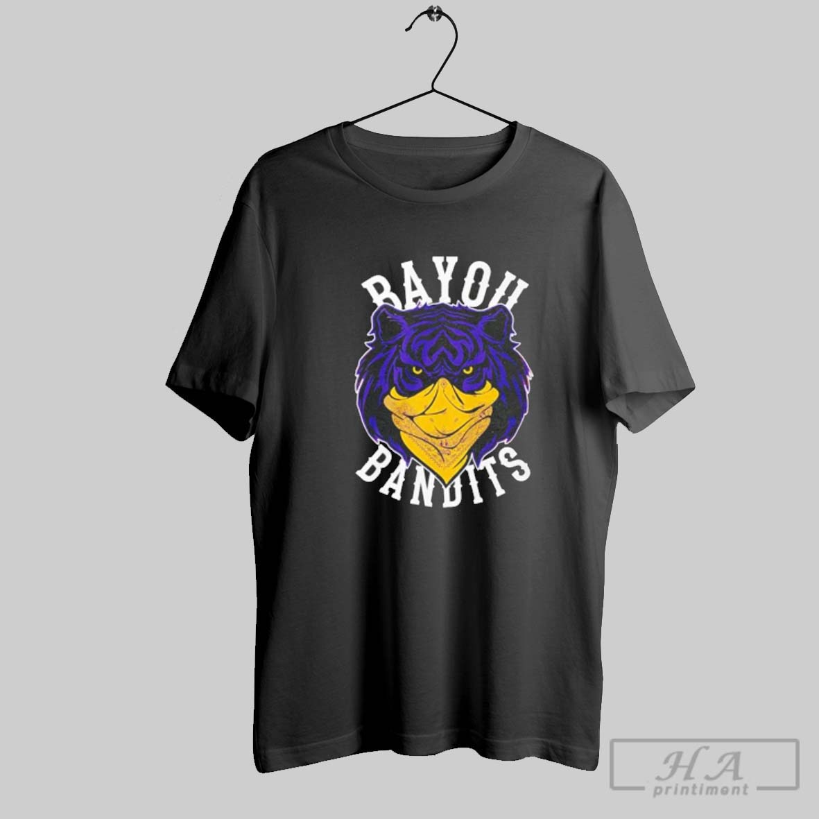 Official Lsu Bayou Bandits Mascot Tee Shirt