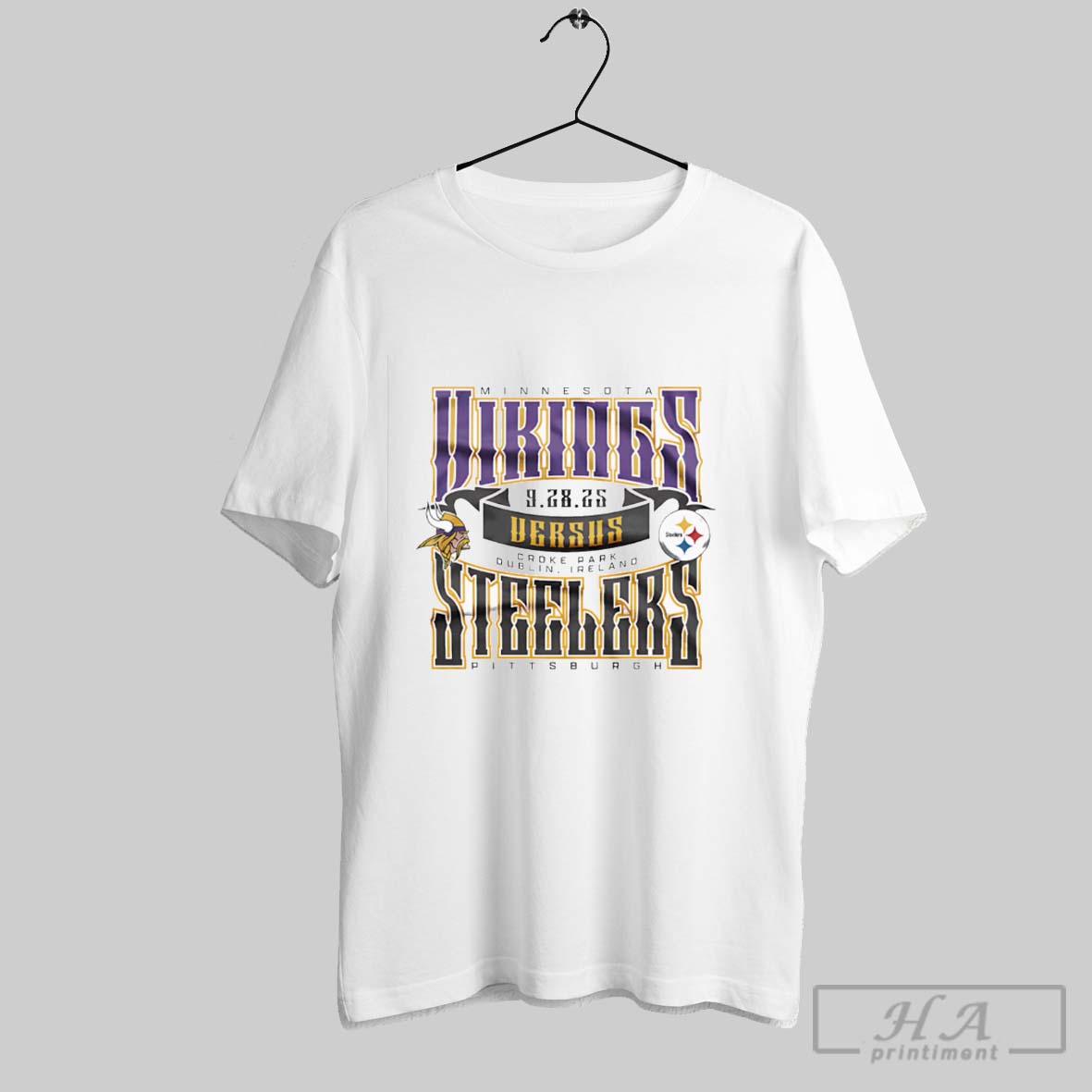 Official Minnesota Vikings Vs Pittsburgh Steelers 9 28 2025 Shirt