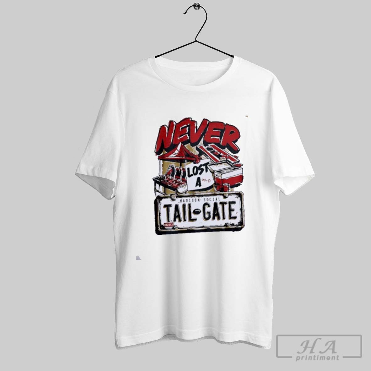 Official Madison Social Never Lost A Tailgate Tee Shirt