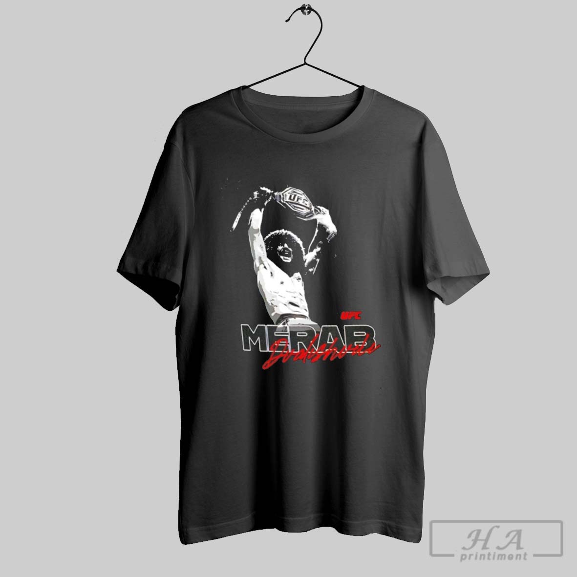 Official Merab Dvalishvili Fighter Ufc Champions Shirt