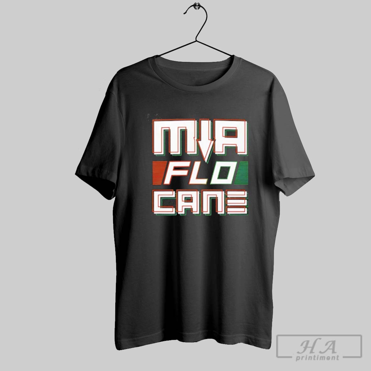 Official Miami Flo Cane Miami Hurricanes Tee Shirt