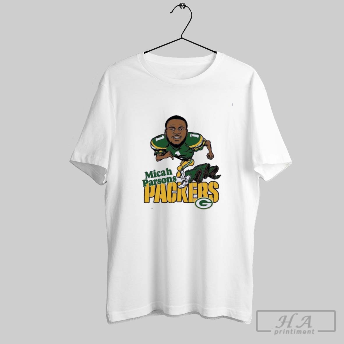 Official Micah Parsons Green Bay Packers Caricature Player Shirt Tee Shirt