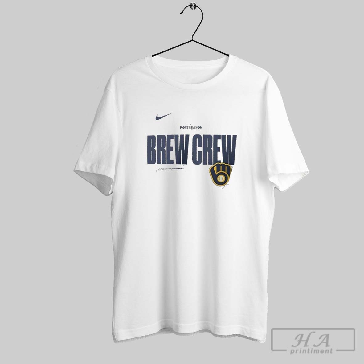 Official Milwaukee Brewers Nike Brew Crew 2025 Mlb Postseason Shirt