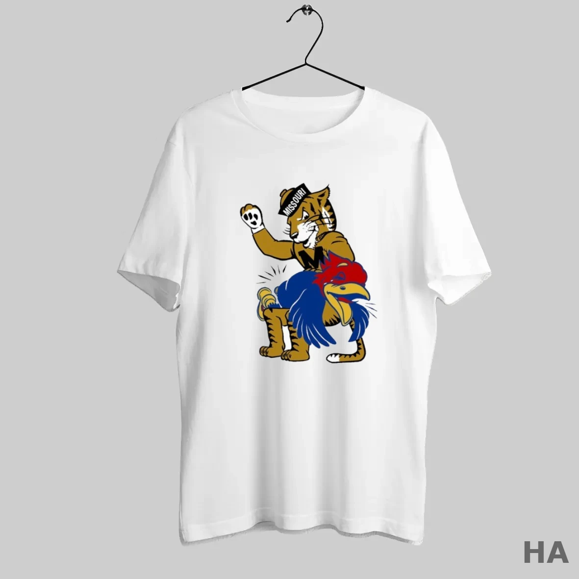 Official Mizzou Tiger Slap Kansas Jayhawks T Shirt