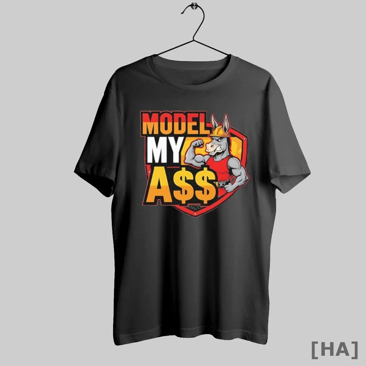 Official Model My A Donkey Muscle T Shirt