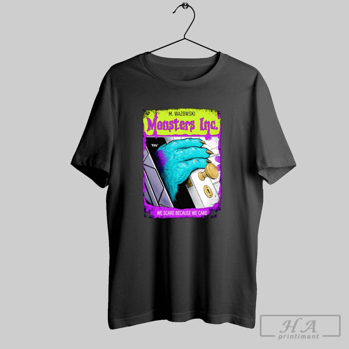 Official Monsters Inc We Scare Because We Care Shirt