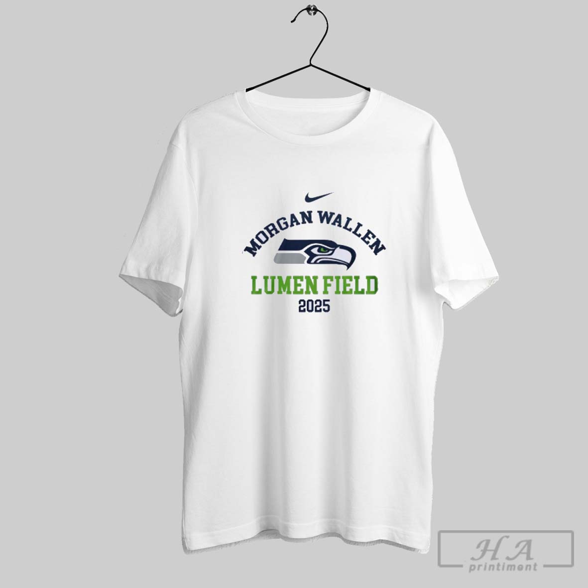 Official Morgan Wallen Nike Lumen Field Seattle Seahawks 2025 Shirt Tee Shirt