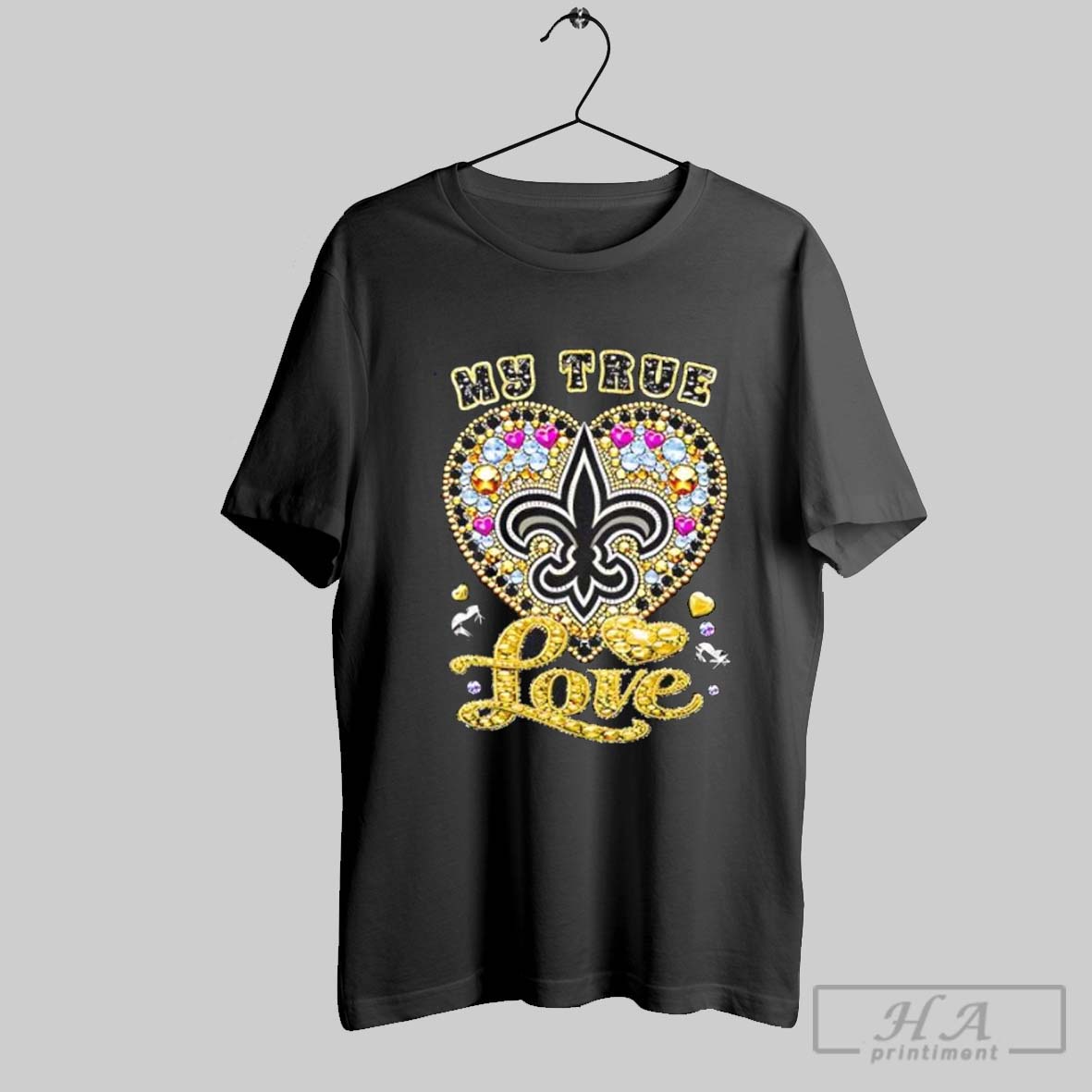 Official My True Love New Orleans Saints Twinkle Shirt Hoodie Sweater Longsleeve And V Neck