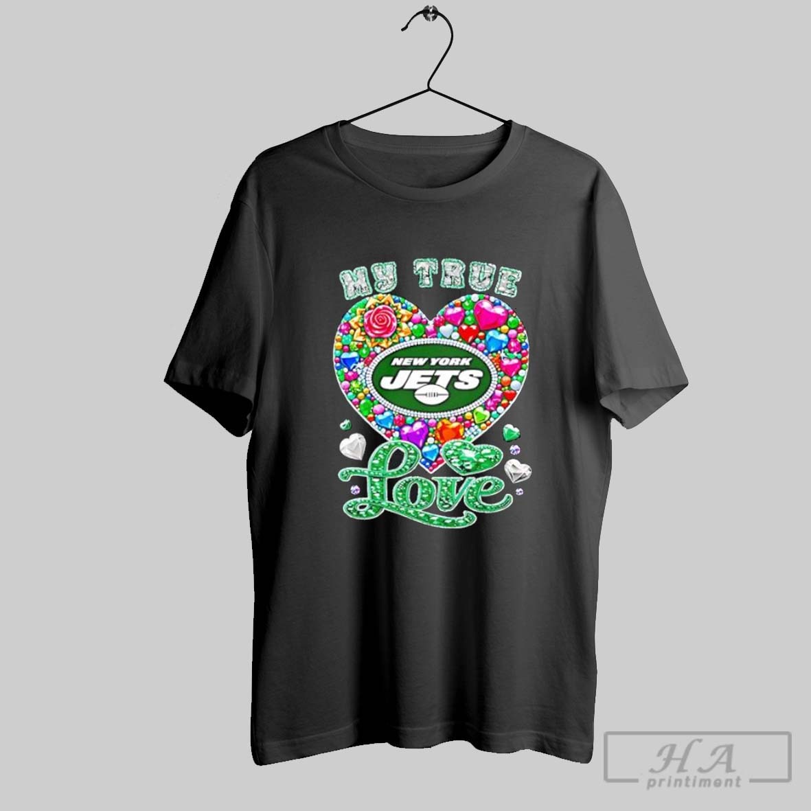 Official My True Love New York Jets Twinkle Shirt Hoodie Sweater Longsleeve And V Neck