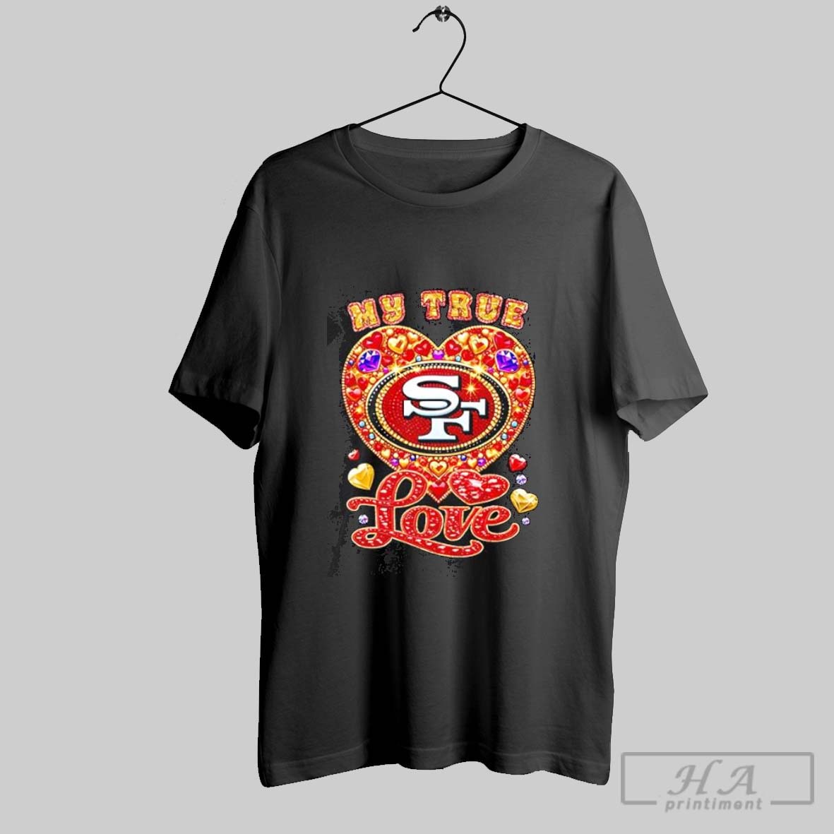 Official My True Love San Francisco 49ers Twinkle Shirt Hoodie Sweater Longsleeve And V Neck