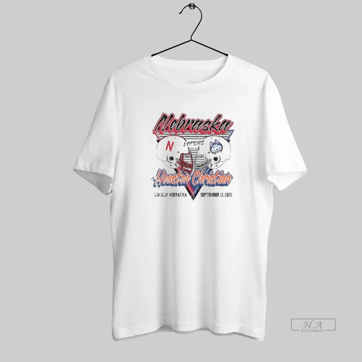 Official Nebraska Cornhuskers Vs Houston Christian Gameday Showdown T Shirt
