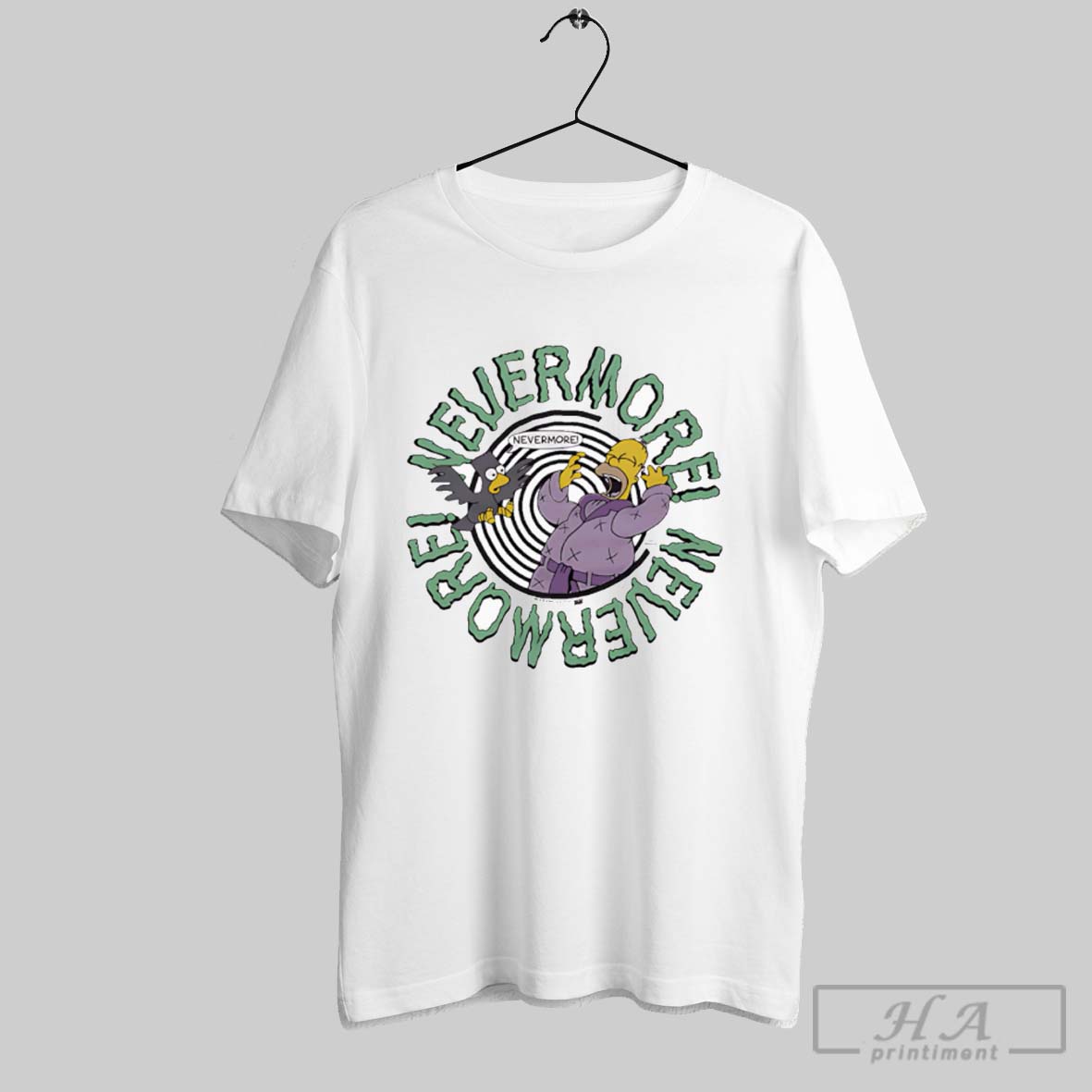 Official Nevermore Homer Simps Tee Shirt
