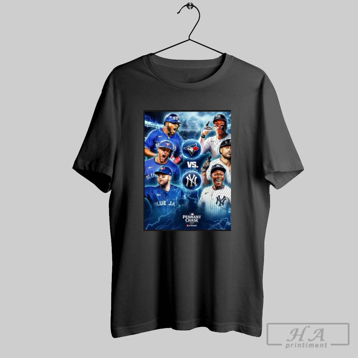 Official New York Yankees Vs Toronto Blue Jays In Friday September 5 Mlb Pennant Chase 2025 T Shirt