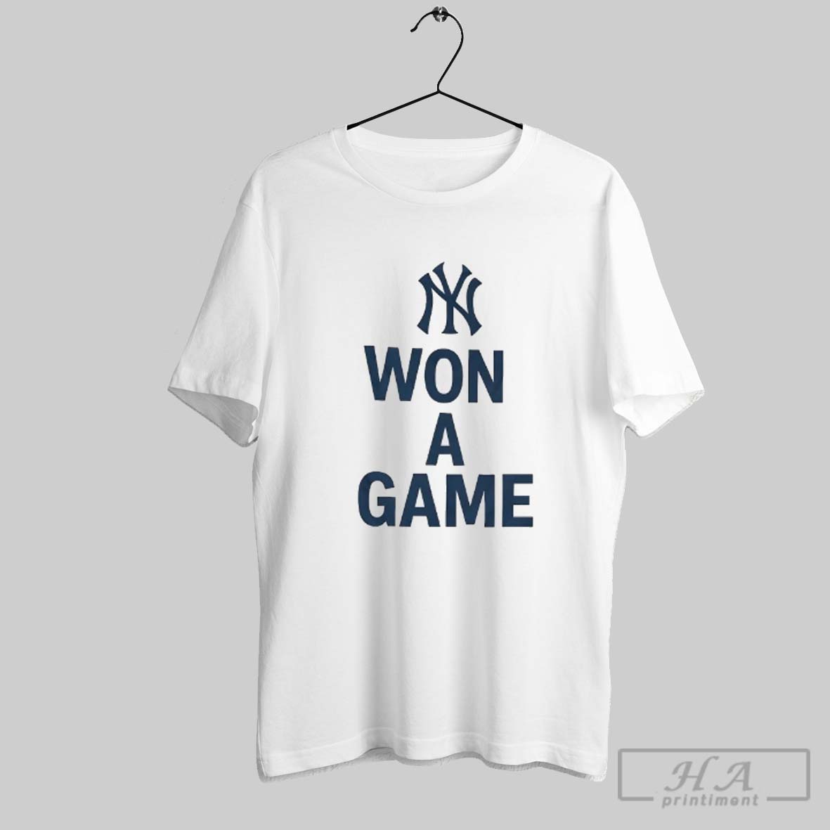Official New York Yankees Won A Game Shirt