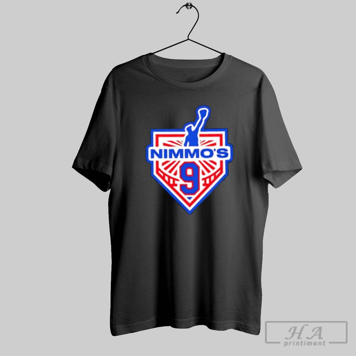 Official Nimmos 9 Brandon Nimmo New York Mets Logo Tee Shirt