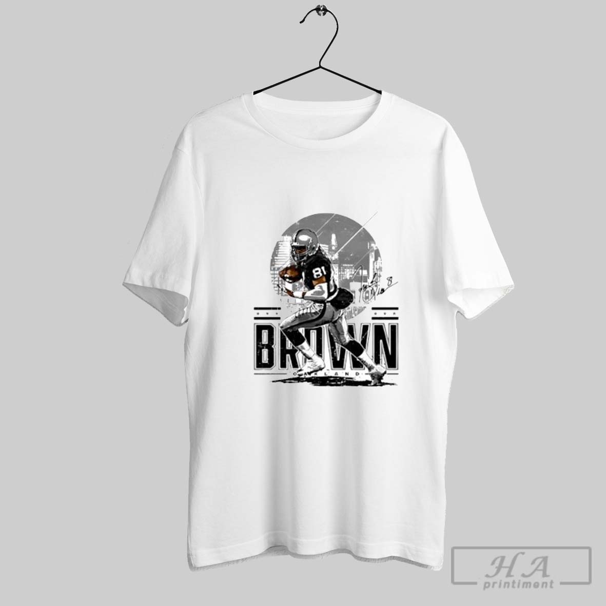 Official Oakland Raiders Jim Otto 81 Oakland City Vintage Graphic Tee Shirt