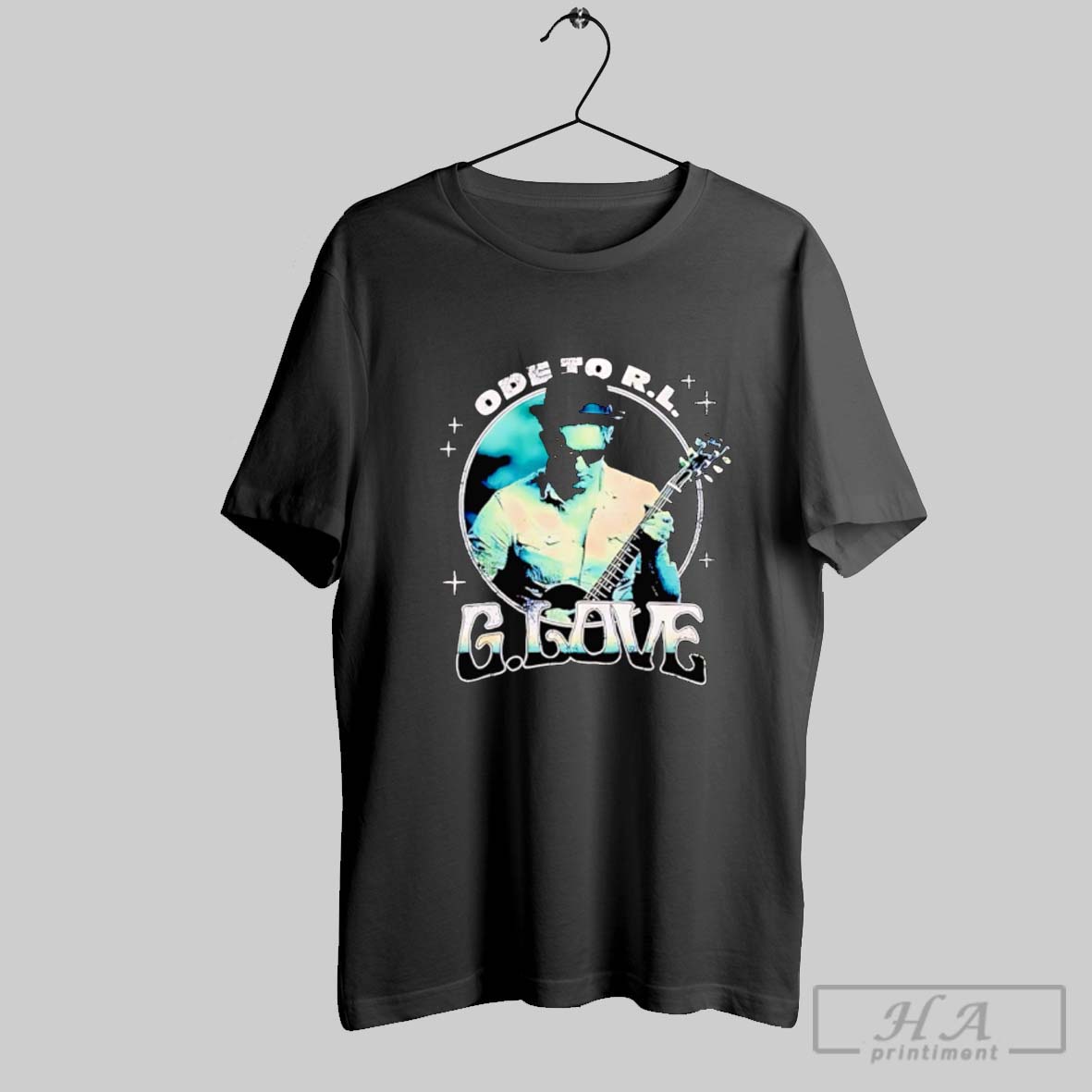 Official Ode To Rl G Love Vintage Poster Tee Shirt