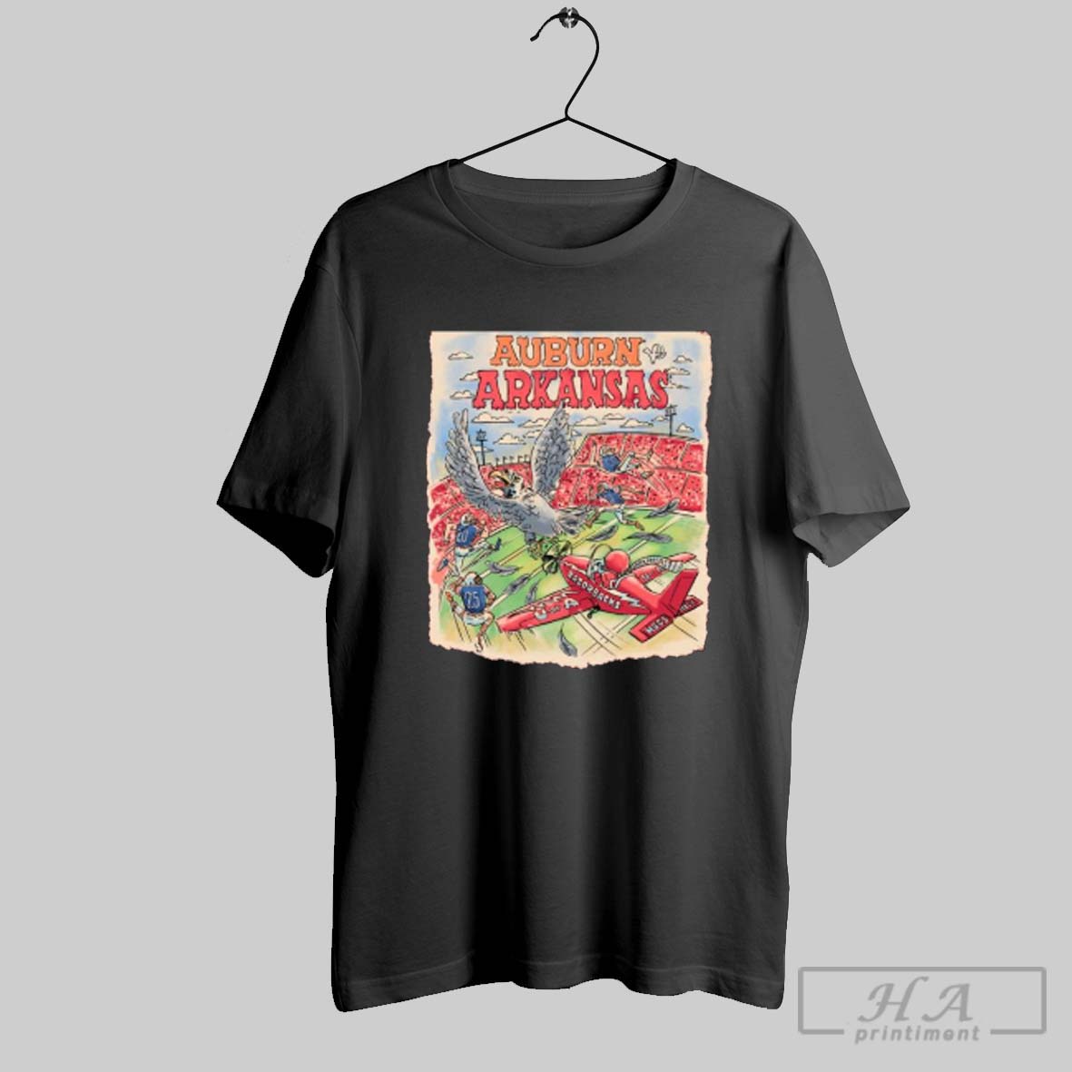Official Official Arkansas Vs Auburn Game Day 2025 Shirt Tee T Shirt