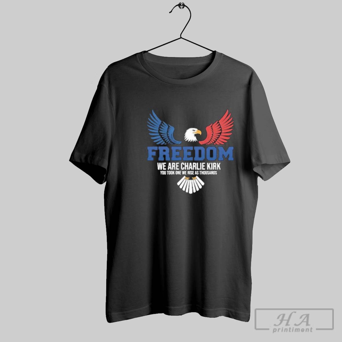 Official Official Freedom We Are Charlie Kirk You Took One We Rise As Thousands Shirt