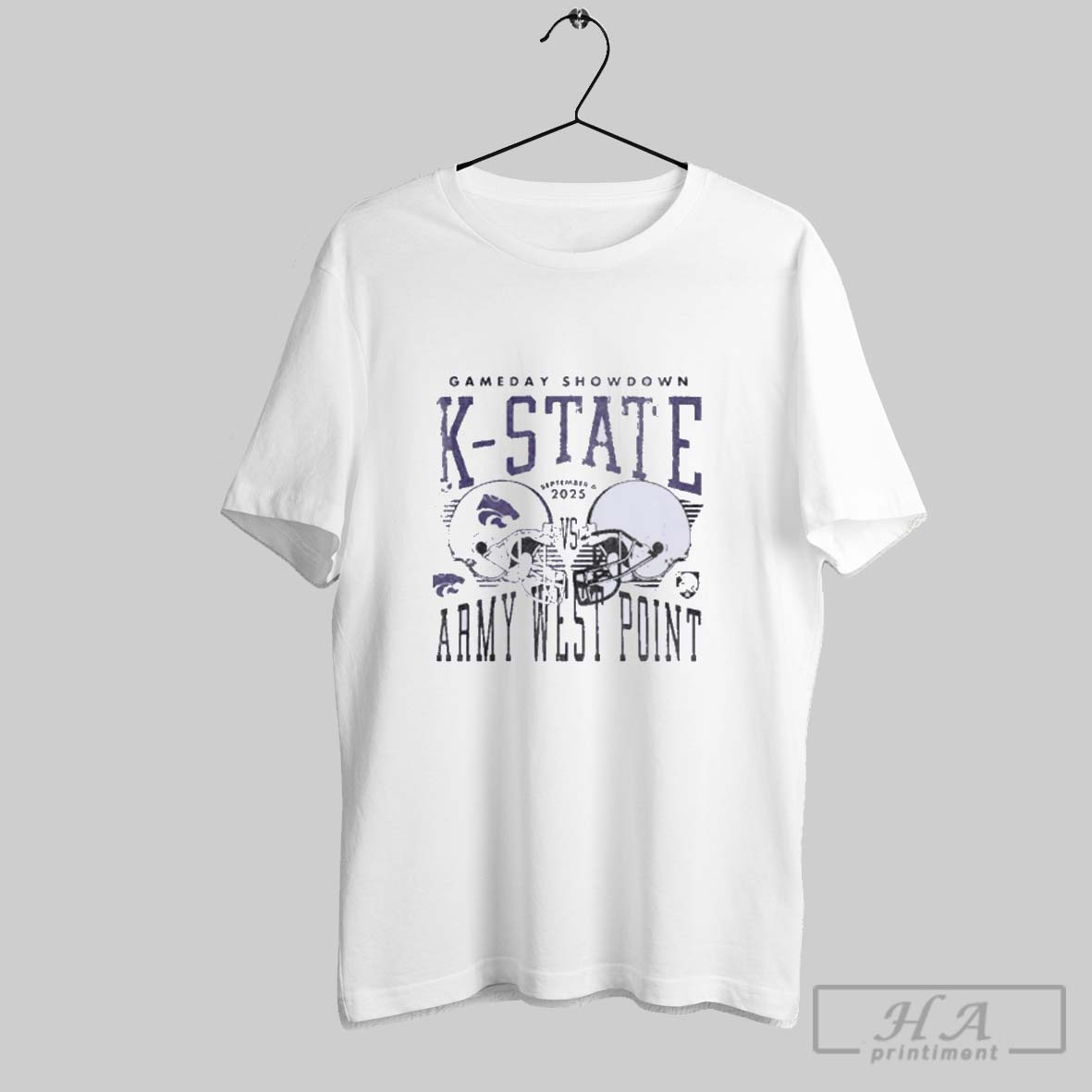 Official Official Gameday K State Vs Army West Point September 6 2025 Duel Helmet Shirt Tee T Shirt