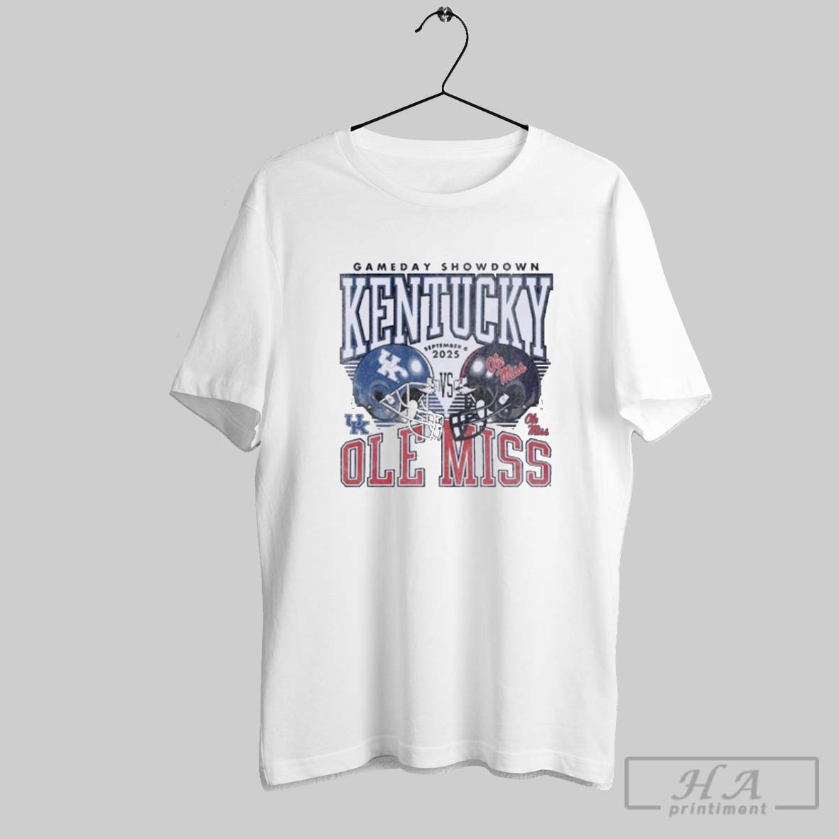 Official Official Gameday Kentucky Vs Ole Miss September 6 2025 Duel Helmet Shirt Tee T Shirt