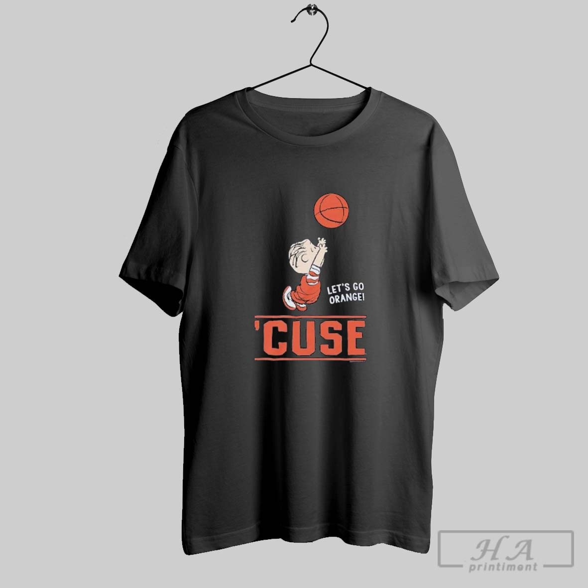 Official Official Peanuts X Syracuse Basketball Lets Go Orange Shirts Shirt