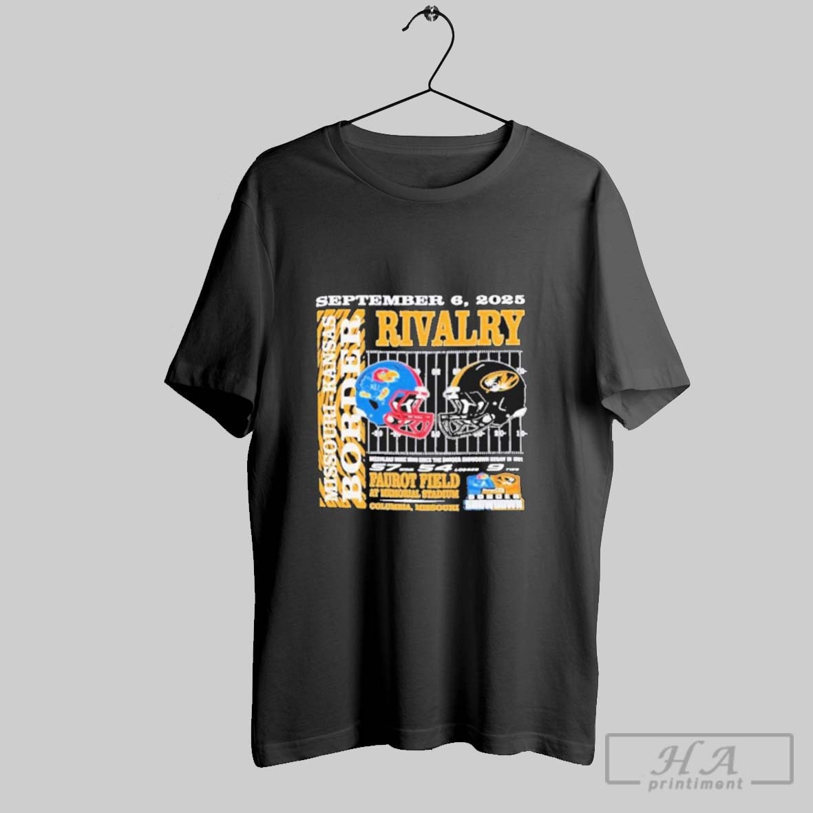 Official Official Rivalry Missouri Tigers Vs Kansas Jayhawks September 6 2025 Shirt Tee T Shirt