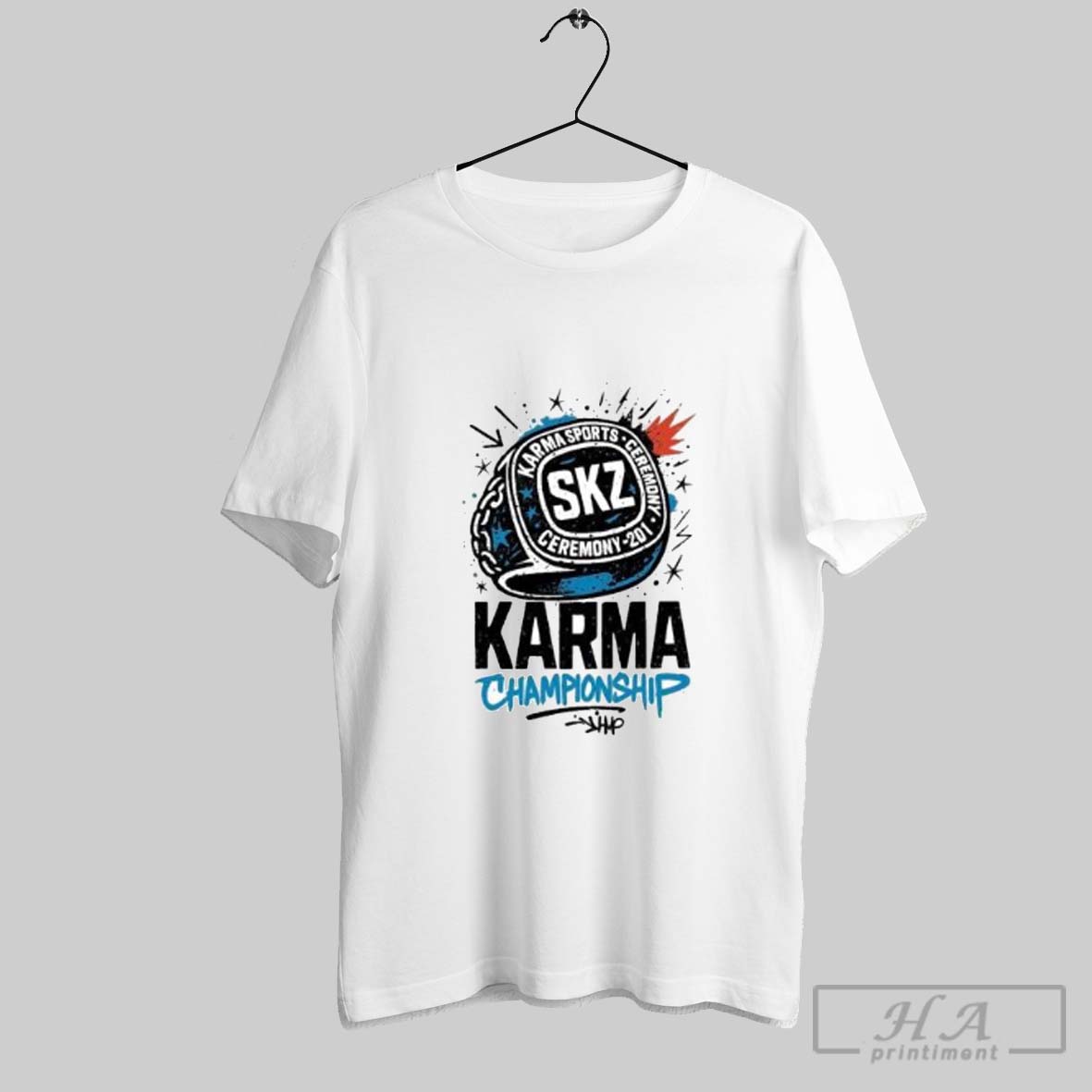 Official Official Stray Kids Karma Stray Kids Domiate World Tour 2025 Ornament Tee Shirt