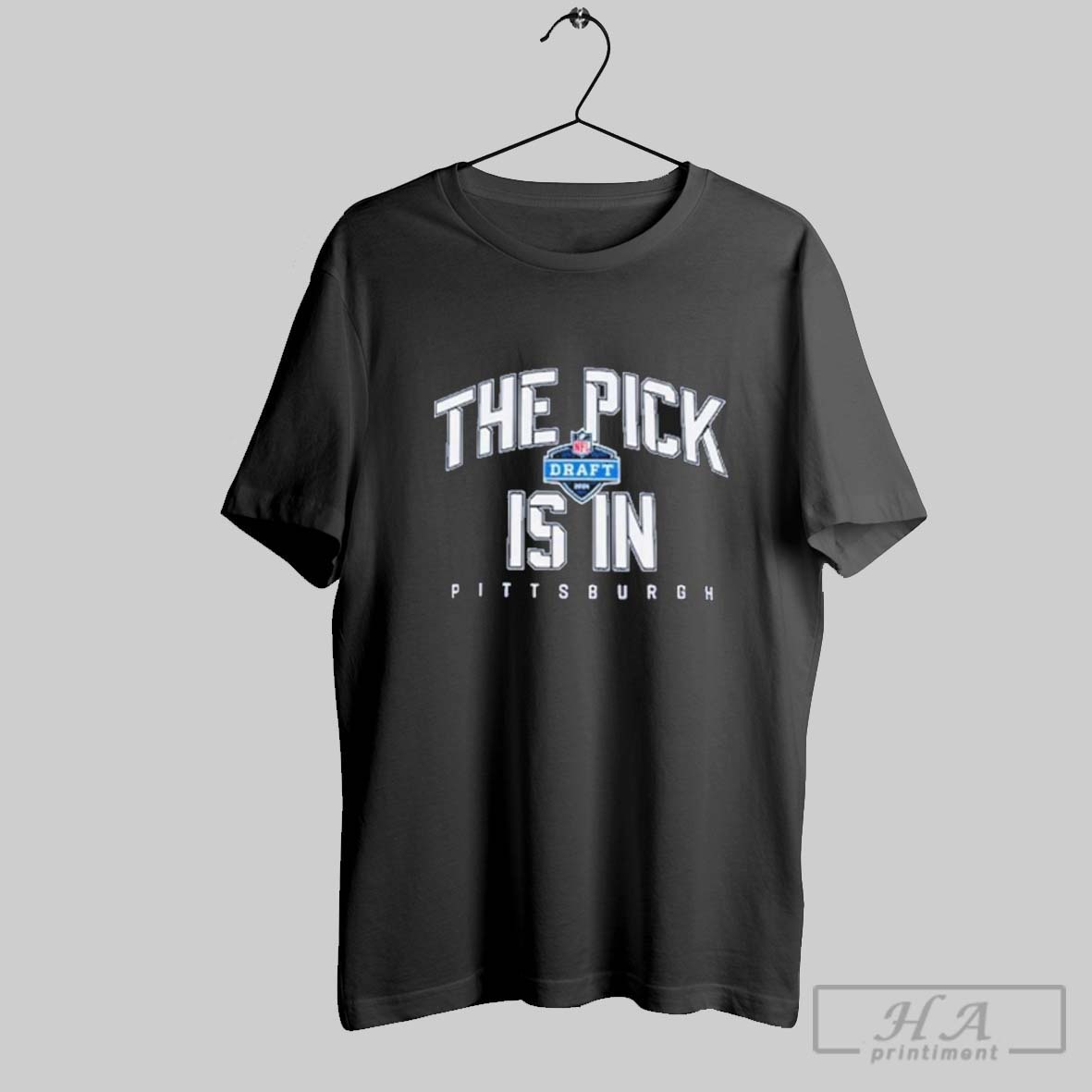 Official Official The Pick Is In Pittsburgh Steelers Draft Shirt Tee T Shirt